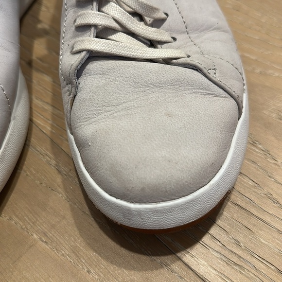 Cole Haan Tennis Fashion Sneaker Leather Plaid Lace Up Mens 8.5 Grandpro Gray - Picture 4 of 11